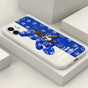 Bear Fashion Luxury Ultra Cool Phone Case para iPhone 11 12 Pro MAX Mini 13 Pro MAX 6 6S 7 8 Plus X XS MAX XR SE 2020 YJNR