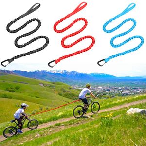 Mais recente mountain bike bicycle tração corda portátil de reboque de biciciclos acessórios para pais-filho Pull cordas ao ar livre 3 cores