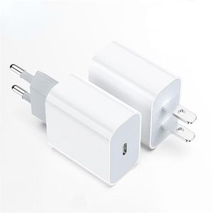 Wholesale eu cell resale online - Cell Phone Chargers For iPhone Xs Pro Max X mini PD Charger True W Usb TypeC Pd Quickly Charge EU US AU UK Plug241t