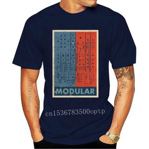 Men's T-Shirts FASHION Modular Synthesizer Eurorack Nerd Gear Synth Moduls Design T Shirt