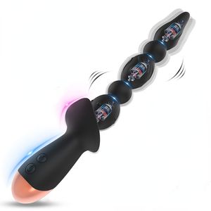 Wholesale vibrator speeds beads resale online - Cesoir Anal Plug Vibrator Speed Beads Gay Prostate Massage Butt Stimulator Dildo for Women sexy Toy