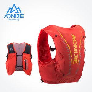 AONIJIE C962 Avançado Skin 12L Hydration Backpack Bag colete de colete de água macia bexiga para caminhada Trail Running Marathon Race 220520