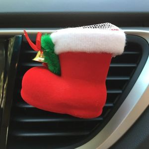 İç dekorasyonlar hava spreyi sevimli Noel çiçek ayakkabıları koşullandırma çıkış klipsli otomobiller dekorasyon araba aksesuarları