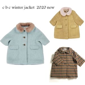 cbc Winter Kids Wool Jacket For Girls Cute Warm Thick Velvet Coat Baby Child Fashion Outwear Clothes LJ201125