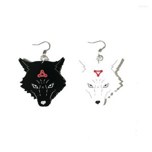 Dangle & Chandelier Jujutsu Kaisen Cosplay Anime Earrings Black White Divine Dogs Megumi FushiguroDangle Moni22