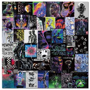 New Waterproof 10/20/40PCS Psychedelic Acid Graphic Art Graffiti Stickers Aesthetic Skateboard Phone Laptop Guitar Car Cool Kids Sticker Toys sticker