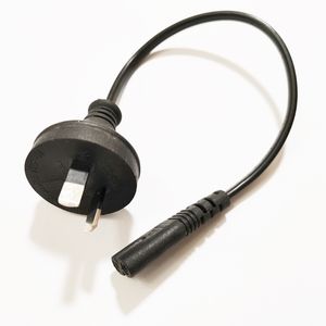 Cord Adattatore di alimentazione, SAA Australia 2pin maschio Plug al cavo Adattatore di potenza femmina IEC 320 C7 per notebook circa 20 cm/2pcs