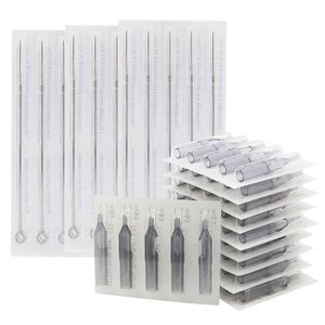 Wholesale needles sizes for sale - Group buy Tattoo Needles Assorted Sterilized Mixed RL RS M1 Size And Disposable Tips ComboTattooTattooTattoo
