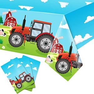 Wholesale baby shower party themes resale online - Table Cloth Green Tractor Tablecloth For Birthday Party Decorations Time Er Plastic Rec Decors Baby Shower Farm Themed Supplies X jllplx