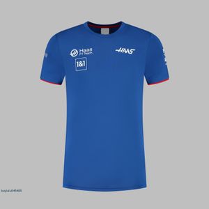 2023 Sommer F1 Racing Team Kurzarm-T-Shirts Formel 1 Haas Outdoor-Anzug Schnell trocknendes Sport-Übergroßes Top