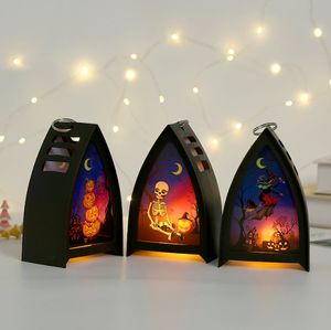 Decorazione di giocattoli di Halloween lampada lanterna di zucca Regalo di Natale Lanterna di pony bar creativo fantasma festival atmosfera layout festa LED a lume di candela elettronico