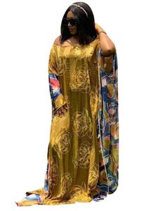 Plus Size Dresses Long Women Batwing Sleeve Loose Robes 2022 Fashion Print Streetwear Oversize Party Maxi Dress VestidosPlus