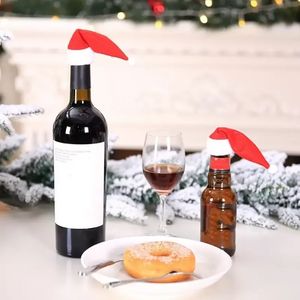 Party Decoration Mini Christmas Home Kitchen Hat Tabell Provey Holder Bag Party Dinner Knife Fork Set Pocket Cover B0623X02