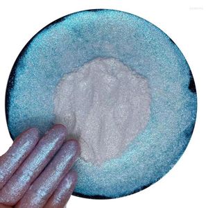 Glitter de unha azul verde pigmento branco roxo pigmento para sabão de resina de resina epóxi DIY Fazendo sabão lodo de sopa de maquiagem de maquiagem de maquiagem de maquiagem Bomba Bomba