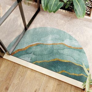 Teppiche Modern Home Silk Enclosure Bodenmatte Erste Schritte Eingangstür Fuß Eingang Licht Luxus Teppich HomeCarpets