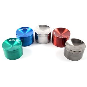 Wholesale Concave Herb Grinders With Logo Smoking Accessories Multi Colors 4 Layers 4 Specifications For Glass Bongs Zinc Alloy 5925