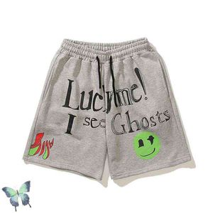 Shorts maschile fortunato Me Vedo pantaloncini fantasma uomini donne Terry che corse pantaloni corti T220825