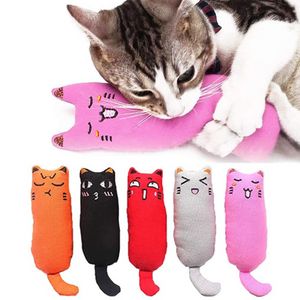 Rustle Sound Catnip Toy Cats Products For Pets Cute Cat Toys For Kitten Teeth Sliping Cat Plush Thumb Pillow Pet Accessories 0727