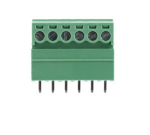 2021 new 20 pcs 5pin/way Pitch 3.5mm Screw Terminal Block Connector Green Color T Type with pin