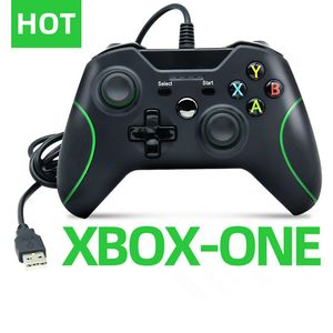 100% Nuovo controller cablato USB GamePad Joystick per Microsoft Xbox One Win Windows PC Win7/8/10 con dropshipping box di vendita al dettaglio