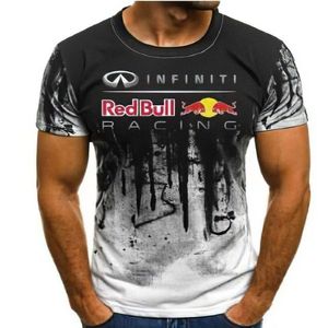 Verkauf eines roten Rennsportwagen-Männer-T-Shirts mit 3D-Druck, kurzen Ärmeln und zwei Freizeit-Team-O-Ausschnitt-T-Shirts 220623