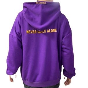 jimin Purple Hoodie Unisex Herbst Winter Lange Sweatshirts Tops seven with you Oversize Sweatshirts 220722