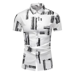 Camicie casual maschile camicie a maniche corte 2022 Summer Fashion Stampa Hawaiian XL 5xl 6xl 7xl Gioventù di abbigliamento