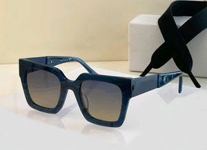 Óculos de sol quadrados azuis de mármore 36x copos femininos de sunnies tons de grife de UV Eyewear com caixa