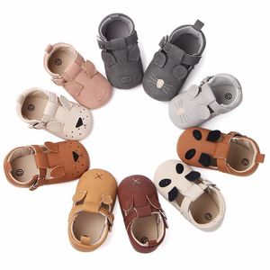 First Walkers 0-18 Months Animal Toddler Nubuck Leather Baby Boy Girl Shoes Soft Soled Infant Footwear Cute Born ShoesFirst