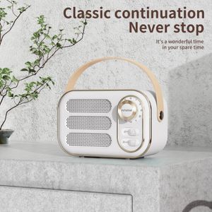 DW13 Yeni Mini Taşınabilir Retro Klasik Müzik Oyuncusu Kablosuz Konuşmacı Bluetooth Retro Radyo Ses Stereo Hifi Yaratıcı Hediye PK HM11