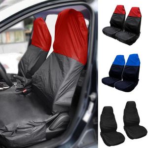 Siedzisko samochodowe obejmują 2PCS Auto Van Heavy Worty Protector Cover Case Waterproof Universal Accessories Interiorcar