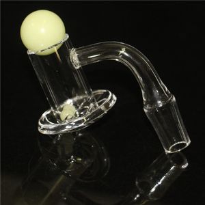 Chiodo per banger al quarzo fumante con tappo in carb rotante Perla terp luminosa 10mm 14mm 18mm Giunto maschio femmina per bong dab rig