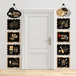 Fengrise Christmas Banner Merry Christmas Decor For Home Door Hanging Christmas Ornament Navidad Gift Happy Year 201027