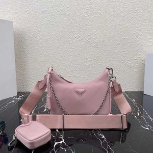 2022 bolsos de diseñador Paquete de pecho para mujer Cadenas de asas bolsos de mano monedero mochila de mensajero Crossbody Hobo monederos bolso Tres en uno Hombro