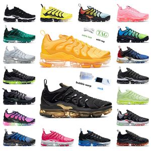 TN 2022 Män Kvinnor Running Skor Triple Black Vit UNC Grå Gul och Rosa Teal Volt Worldwide Sail Digital Pink Frequency Pack University Blue