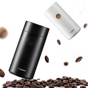 Epacket Electric Coffee Bean Grinder Machine Hushållen Liten italiensk stil AMERICAN ROINLESS STÅL handgjorda kvarn lämplig för 220V landsbruk