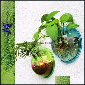 Altro giardino domestico acrilico ciotola trasparente ciotola di pesce pianta per pareti per parete appesa vaso decorazione per la consegna a goccia 2021 yvanv