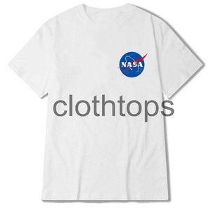 Nasenhemd großhandel-NASA Space T Shirt Männer Mode Sommer Baumwoll Hip Hop Tees Marke Kleidung Frauen Topscp Kleidung