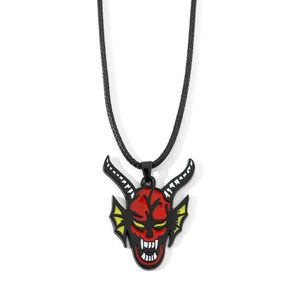 Stranger Things Hellfire Club Unisex Necklace Eddie Munson Guitar Pick Pendant Jewelry for Tv Fans Gift