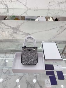 Designer Bagshigh Quality Ladies Full Diamond Tote Bag Handbag Fashion Lightweight mångsidig modedesign