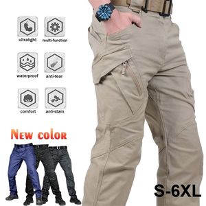 City Tactical Cargo Pants Men Classic Esacticing Escursionismo Trekking Impermeabile Joggers Sweatspants Military Multi Pantaloni Pocket 220325