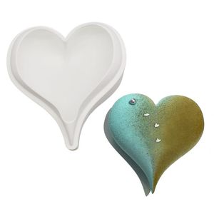 Baking Moulds Heart Silicone Mold Diy Craft Soap Candle Mousse Cake Ice Decoration Tool AccessoriesBaking