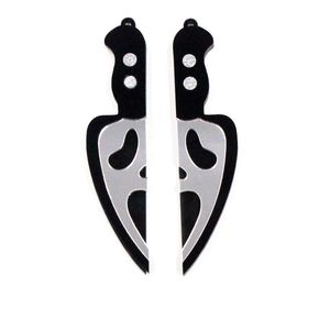 Dangle & Chandelier 1pair Halloween For Earrings Acrylic Knife Ghost Skull Jewelry AccessoriesDangle ChandelierDangle