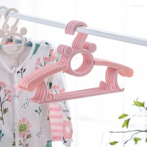 Hangers Racks 31,5 cm 20 st/Lot Non-Slip Plastic Kid's Clothes Torkställ för barn storleksjusterbar babyhängare Shop Display