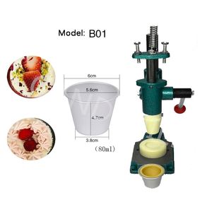 Manual Egg Tart Maker Kitchen Tool Food Processing Equipment Tartlet Shell Molding Pressing Machine Grouting Cookie Pudding Mold