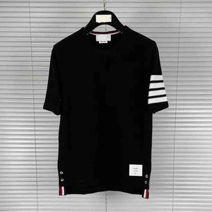 Camicia per la maglietta estiva perla in cotone a maniche corta marca di moda t-shirt net-shirt casual morbido morbido maschile maschile e femminile streetwear versioni corrette 873