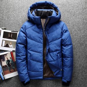 Masculino casaco parka winter down jacket moda masculino mulheres tamanho de penas m-3xl