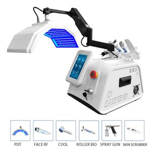 Desktop PDT Photodynamic Beauty Instrument LED Spectrum ansiktsprodukter Importera fuktighet och föryngrande