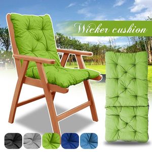 Cushion/Decorative Pillow Highback Garden Dining Chair Cushion Outdoor Beach Patio High Back Recliner Lounger Couch Seat PadsCushion/Decorat