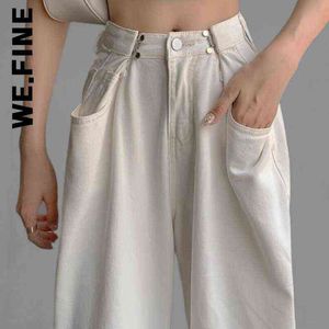 My. Dżinsowe spodnie dżinsowe Y2K dżinsy luźne eleganckie 2022 workowate pełne kobiety dżinsowe spodnie L220726